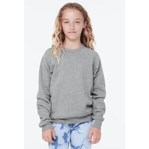 Treasure & Bond Kids Oversized Crew Neck Sweatshirt Grey Heather X-Large 14/16